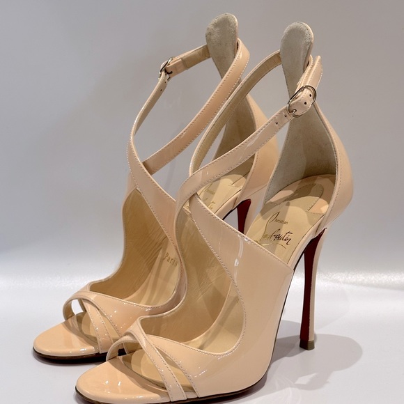 New authentic Christian Louboutin Makefissima Nude/Pink Patent leather Heel - Picture 8 of 13